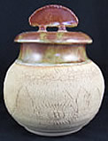 clay pot with lid
